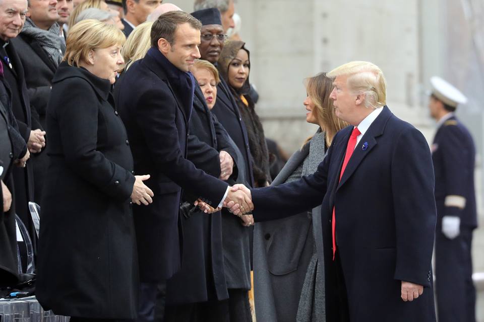 World leaders gather in Paris to mark the 100 100 years since the end of the World War I. (Photo: AFP)